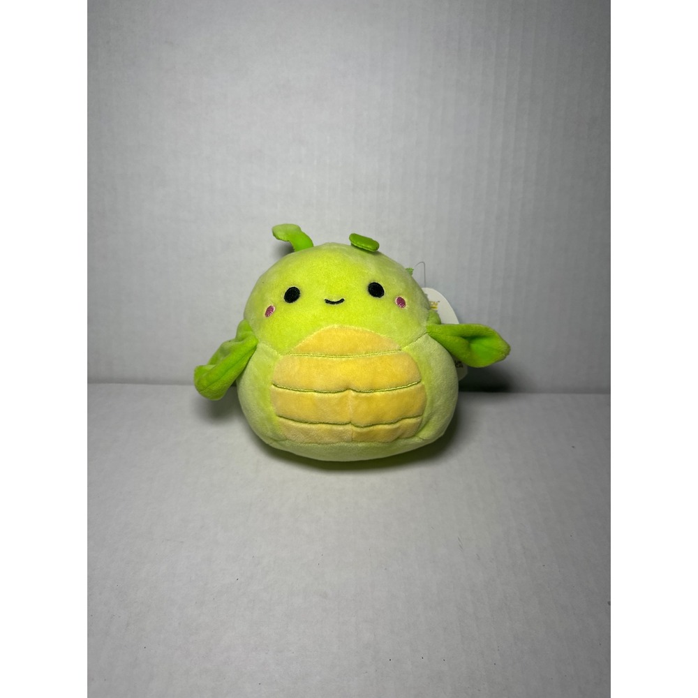 Squishmallows 5 Inch‎ Pilar the Grasshopper Green Plush Kellytoy SS-764 NWT